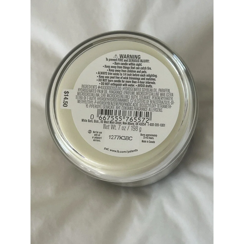 NEW Bath & Body Works WINTER CABIN Single Wick Candle Mason Jar